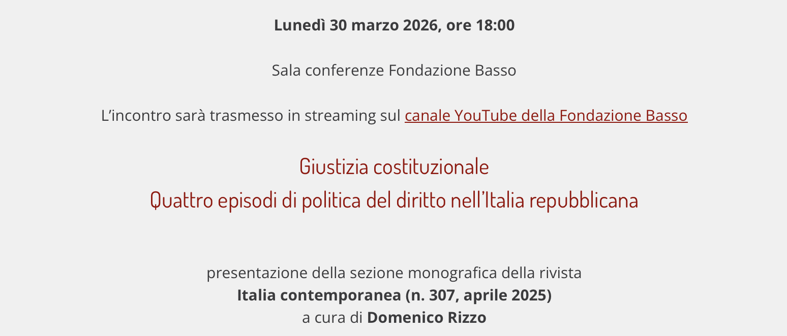 Giustizia costituzionale quattro episodi di politica del diritto nell'italia repubblicana
